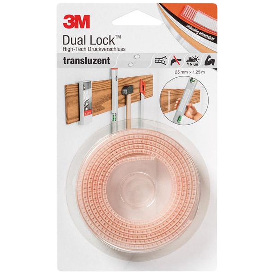 3M Dual Lock transp. 25mm x 1,25m 3M