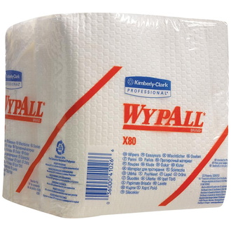 Kimberly-Clark WYPALL X80 Wischtücher 31,5x33 weiß Btl. 4x50Tü.