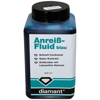 Glöckler Anreiß-Fluid 500ml blau DIAMANT