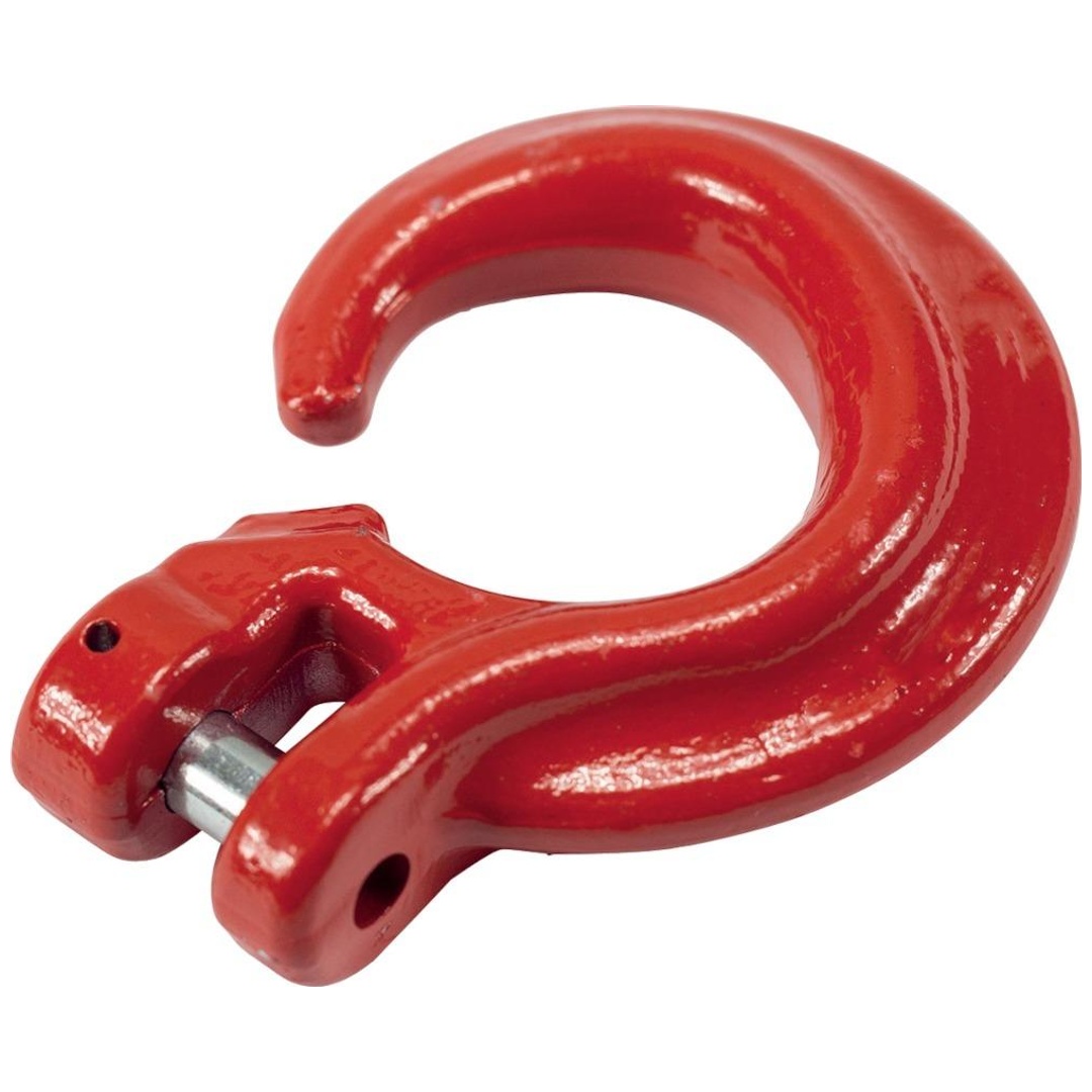PÖSAMO Schlinghaken DIN EN1677-2verg.Stahl rot 8mm5/16