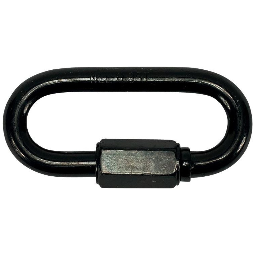 PÖSAMO Rapidglieder schwarz-Zn 6,0 mm