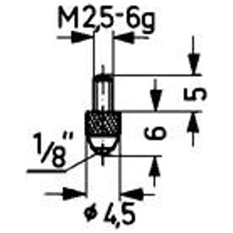 Käfer Messeinsatz Stahl Abb. 1/Standard