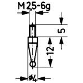 Käfer Messeinsatz Stahl Abb. 18/ 2,0 mm