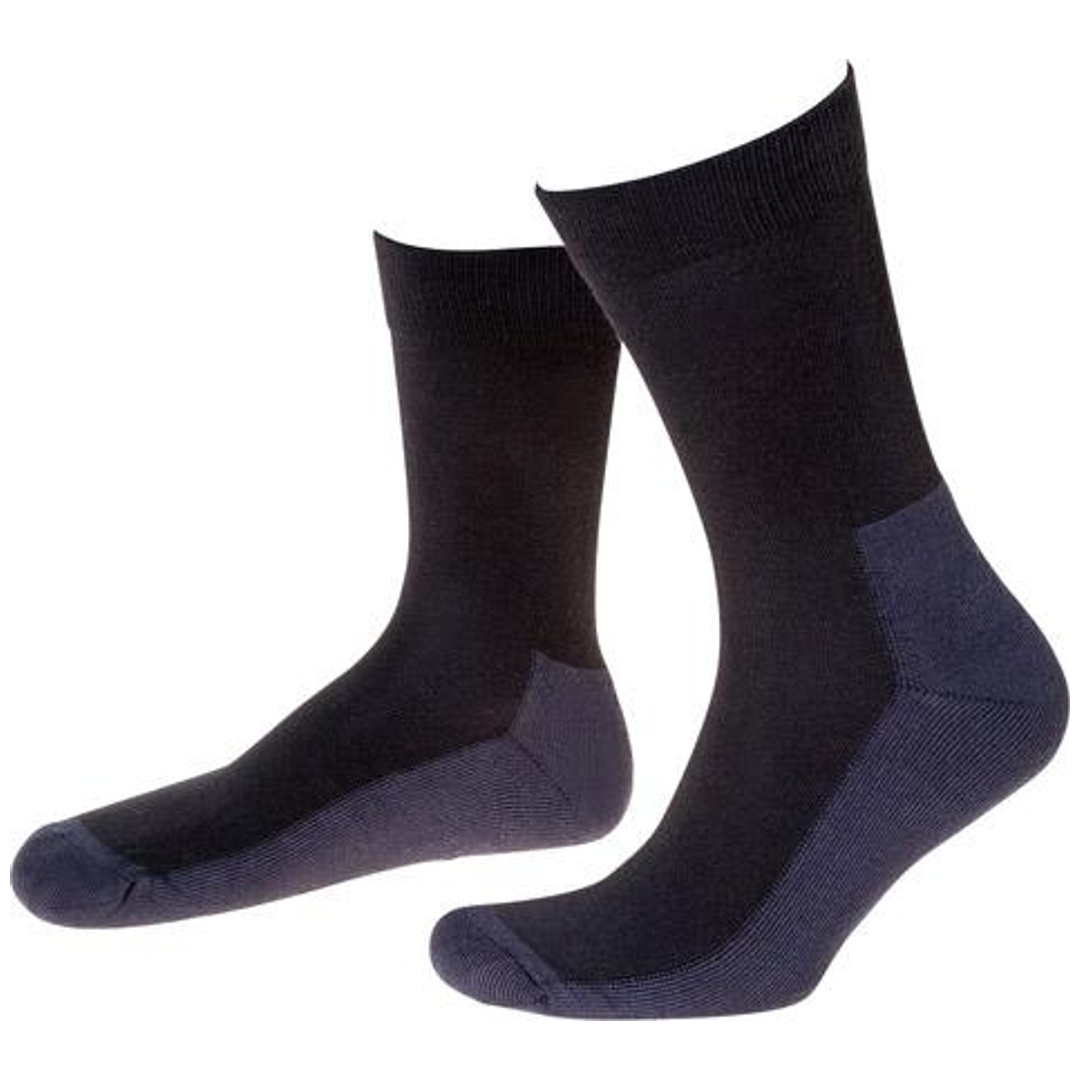 FORTIS Freizeitsocke Dunova® Gr. 39-41 schwarz/blau