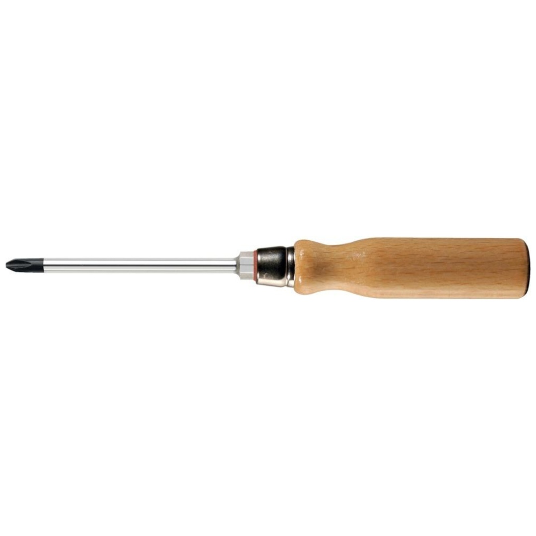 Fortis Kreuzschlitz-Schraubendreher Holzheft PH2 x 100 mm