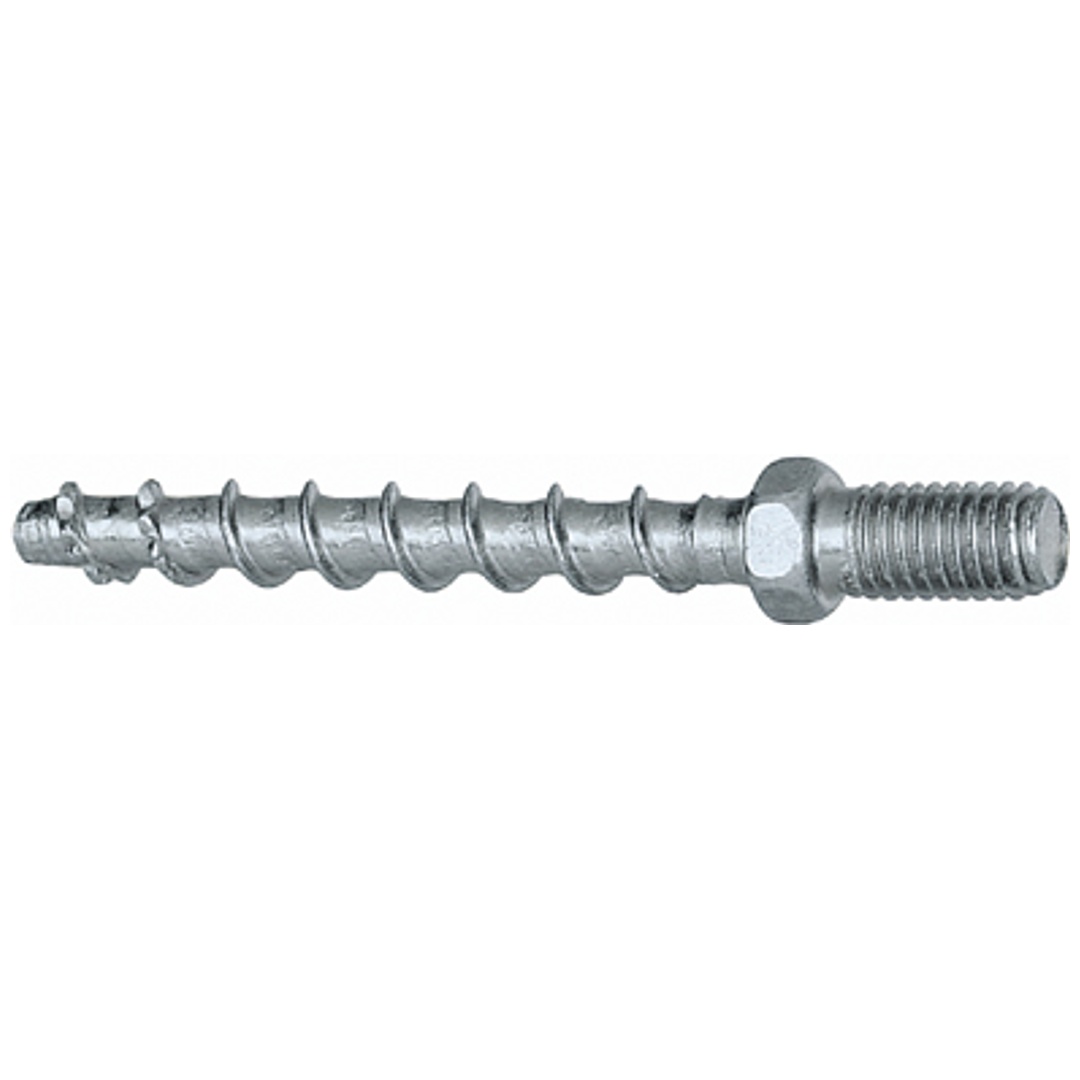 Fischer Betonschraube FBS 6 x 55 mm, Außensechskant, Stahl verzinkt, Außensechskant, SW 10