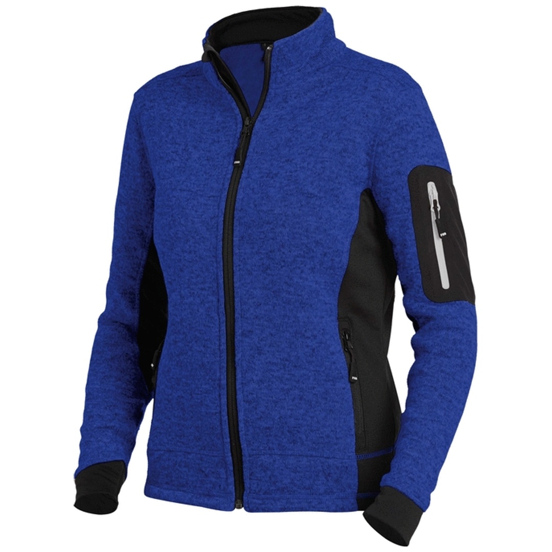FHB Strickjacke Marieke 79596 XL royalblau/schwarz
