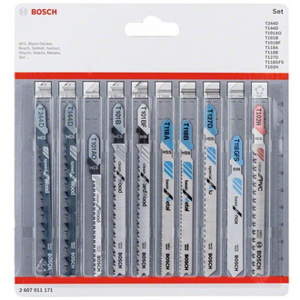 Bosch Stichsägeblatt-Set All in One, 10-teilig