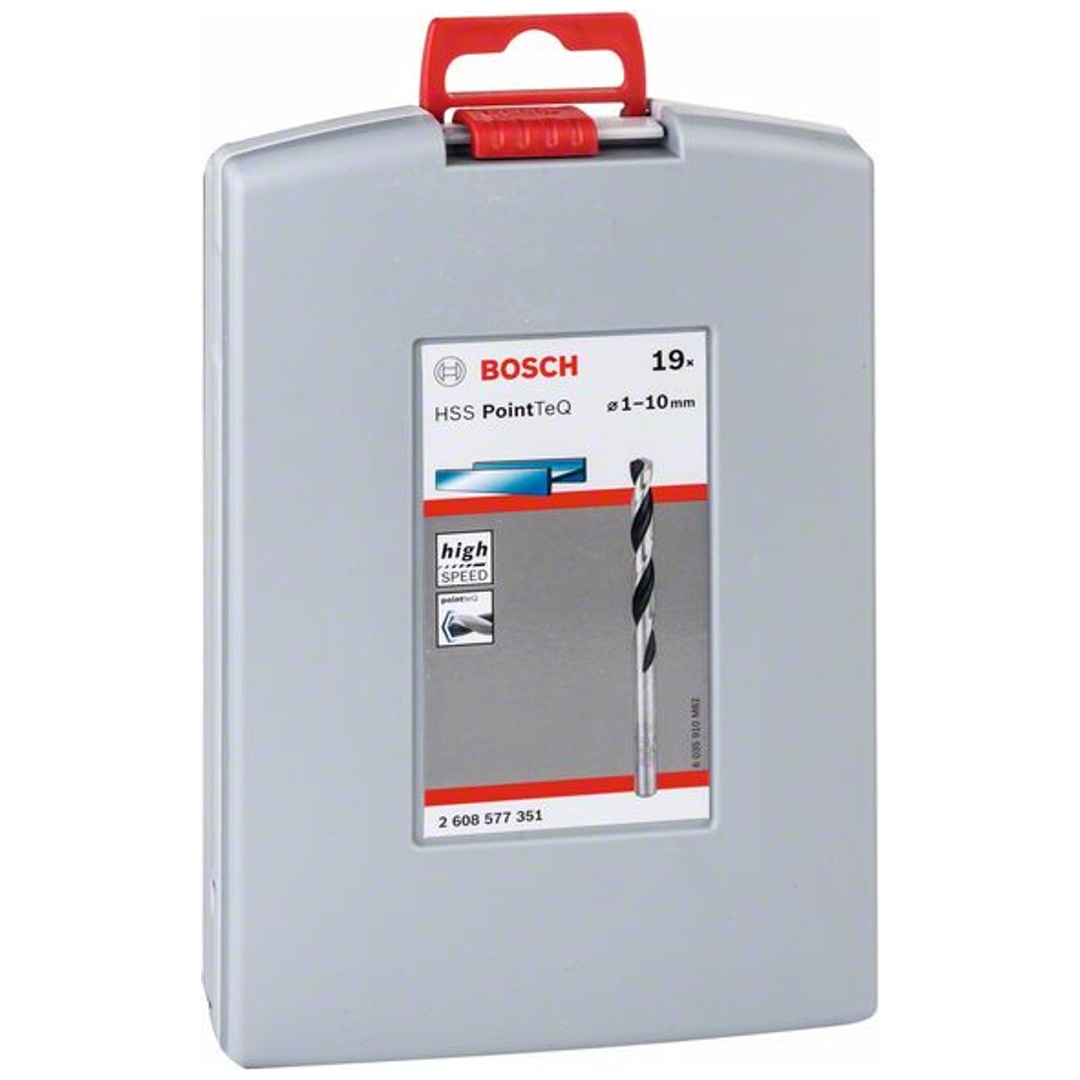 Bosch PointTeQ Metallbohrer-Set, 13-teilig, HSS, DIN 338 – Für Präzises Bohren In Metall