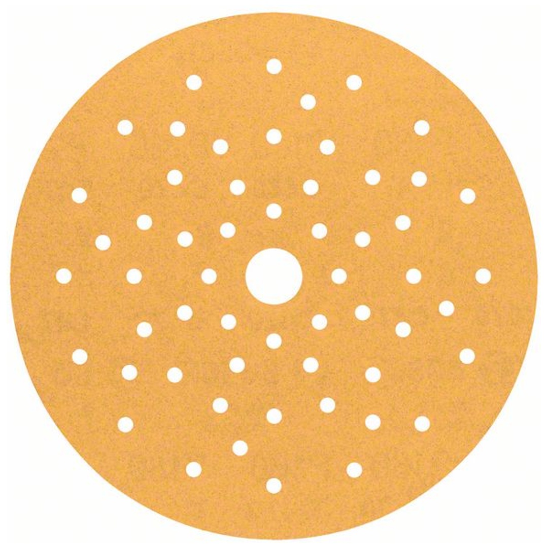 Bosch Schleifblatt C470, 150 mm, 180, Multilochung, Klett, 5er-Pack, Best for Wood and Paint
