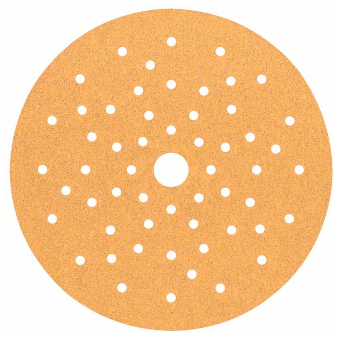 Bosch Schleifblatt C470, 150 mm, 60, Multilochung, Klett, 5er-Pack, Best for Wood and Paint