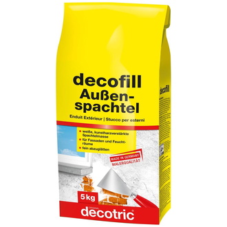 decotric Decofill Spachtelmasse 5 kg, außen