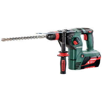 Metabo Akku-Kombihammer KHA 36 LTX, incl. 2x Akku Li-Power 5,2 Ah, Schnellladegerät, Zubehör, Kunstostoffkoffer