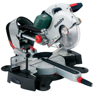 Metabo Kappsäge KGS 254 Plus, mit Zugfunktion, incl. Sägeblatt, Zubehör, Karton