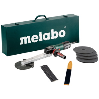 Metabo Kehlnahtschleifer KNSE 9-150 Set, Stahlblech-Tragkasten