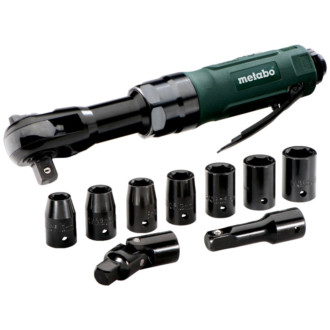 Metabo Druckluft-Ratschenschrauber DRS 68 Set 1/2, Kunststoffkoffer
