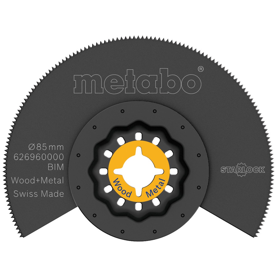 Metabo Segmentsägeblatt, Holz/Metall, BiM, Ø85 mm