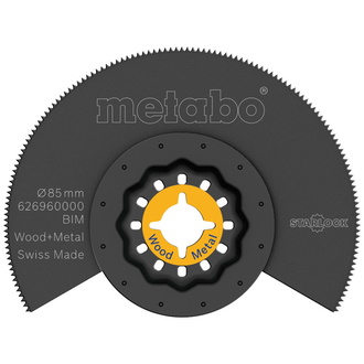 Metabo Segmentsägeblatt, Holz und Metall, BiM, Ø85 mm