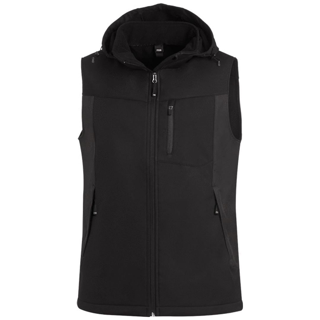 FHB Softshell Weste Justus 79110 Gr. L anthrazit/schwarz