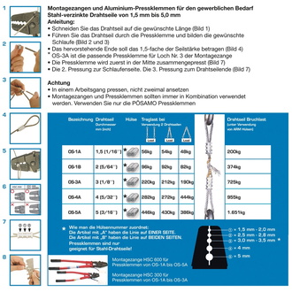 weitere Presszangen und Zubehör, Bild 40460 Gruppenansicht