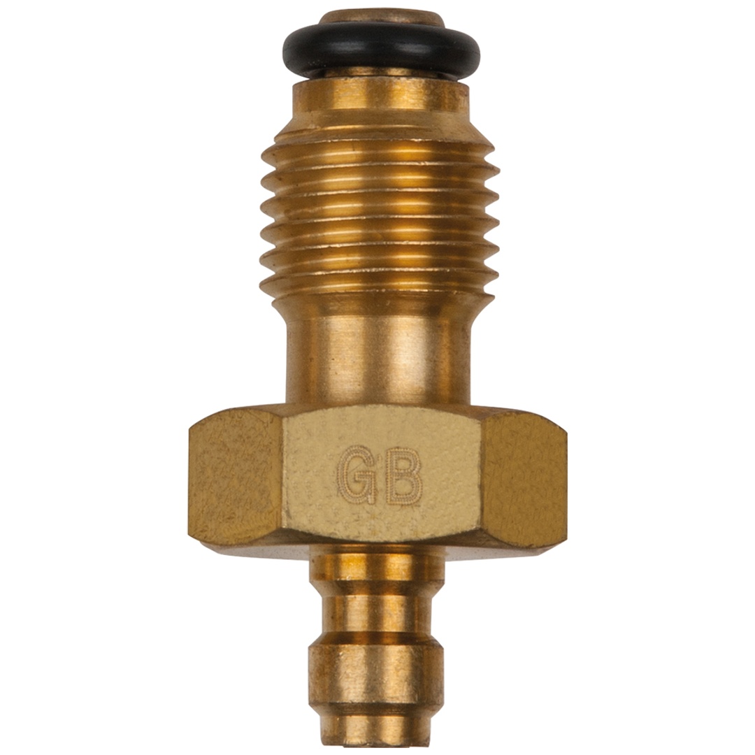 KS Tools Adapterstück M14x1,5 Außengewinde und 1/4 Schlauchanschluss mit Dichtring