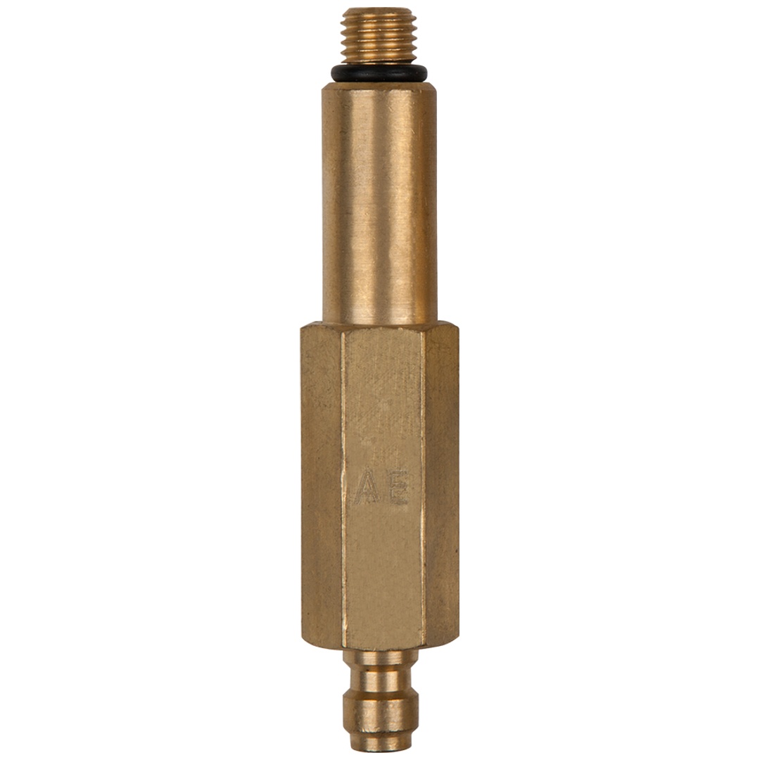KS Tools Adapterstück (lang) M8x1,0 Außengewinde und 1/4 Schlauchanschluss mit Dichtring