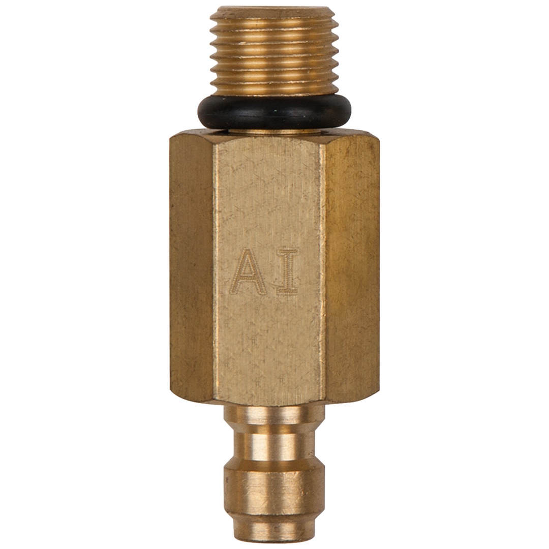 KS Tools Adapterstück M10x1,0 Außengewinde und 1/4 Schlauchanschluss mit Dichtring