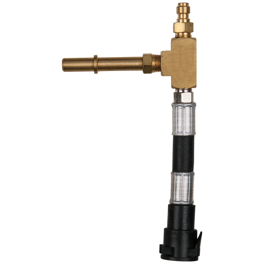 KS Tools Adapterschlauch für Standard Schrader Ventil 7/16x20 UNF Innengewinde und 1/4 Schlauchanschluss