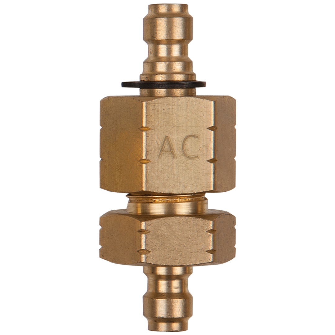 KS Tools Doppel-Adapterstück M14x1,25 Innen- und Außengewinde und 1/4 Schlauchanschluss