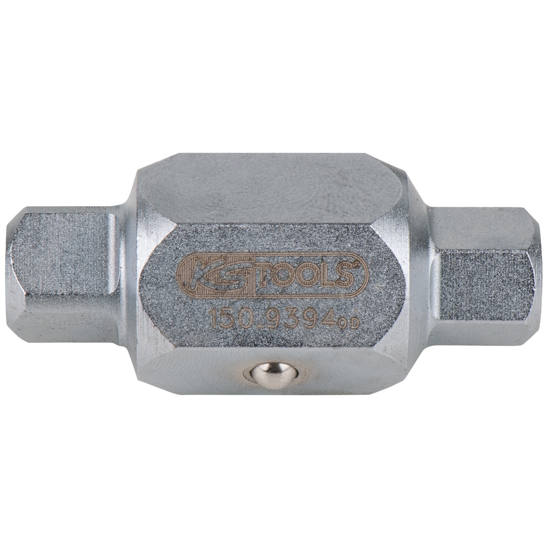 KS Tools Stecknüsse für Ölablassschrauben, 6-kant 12 mm+4-kant 11 mm