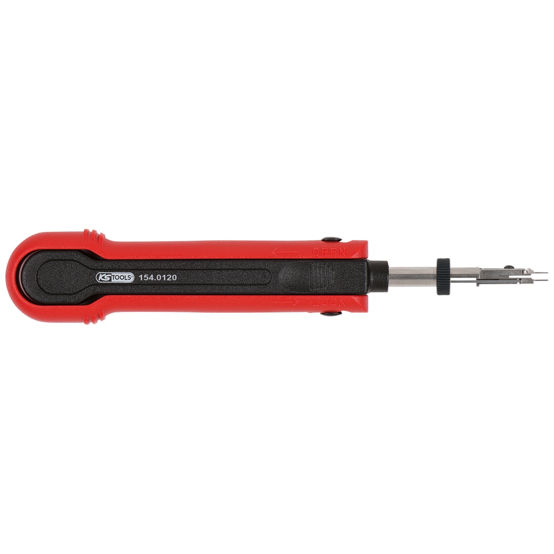 KS Tools Entriegelungswerkzeug für Flachstecker/Flachsteckhülsen 2,8 mm (KOSTAL SLK), 2-fach verstellbar