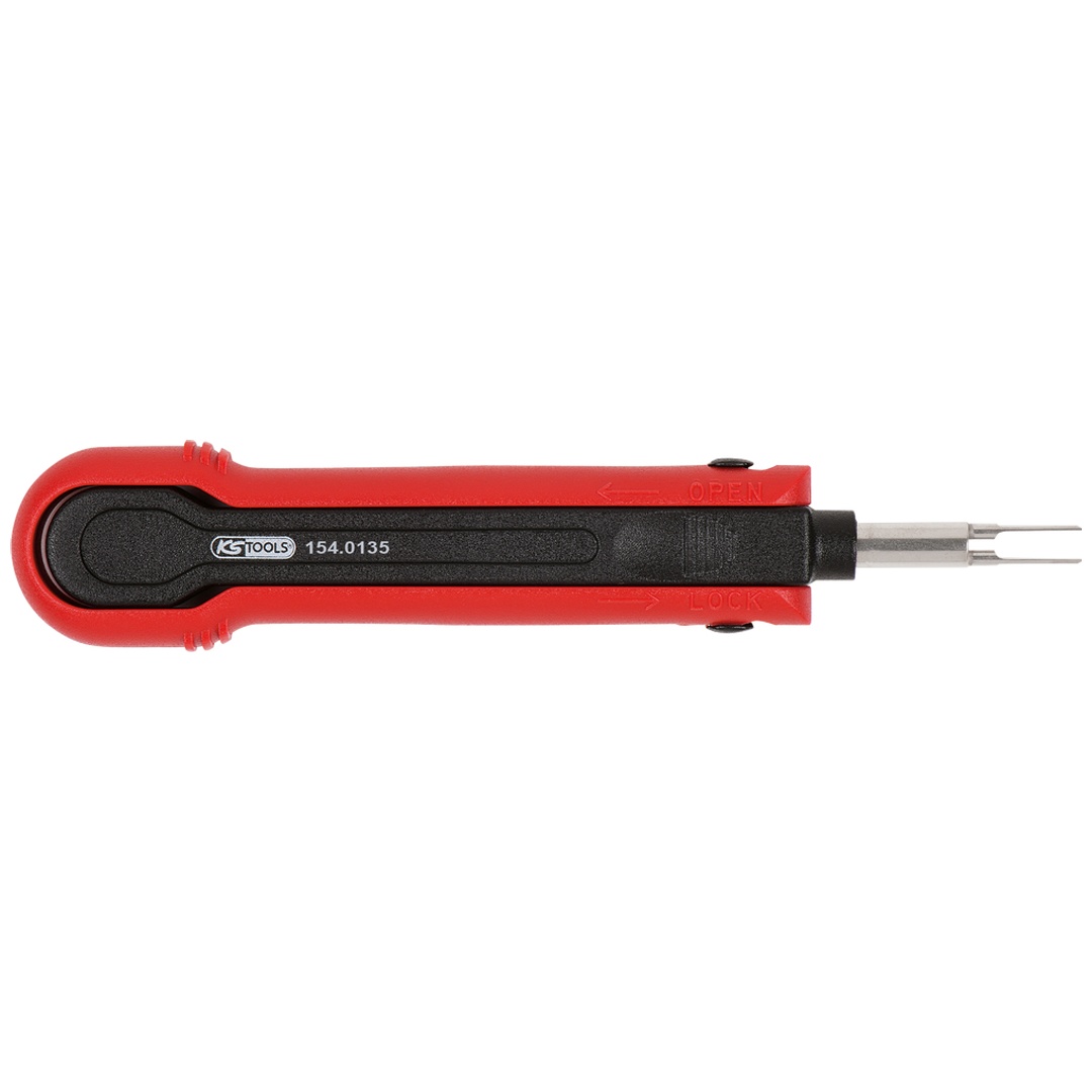 KS Tools Kabel-Entriegelungswerkzeug für Flachsteckhülsen 9,5 mm, Art.Nr. 154.0135