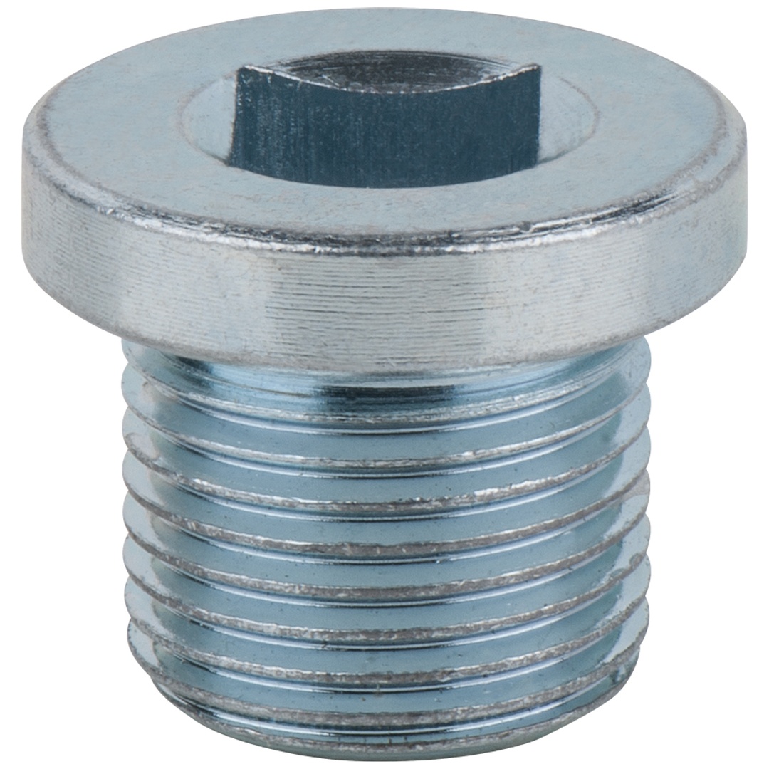 KS Tools Ölablassschraube, Innen4kant 8 mm, M18x1,5x16 mm, 25er-Pack
