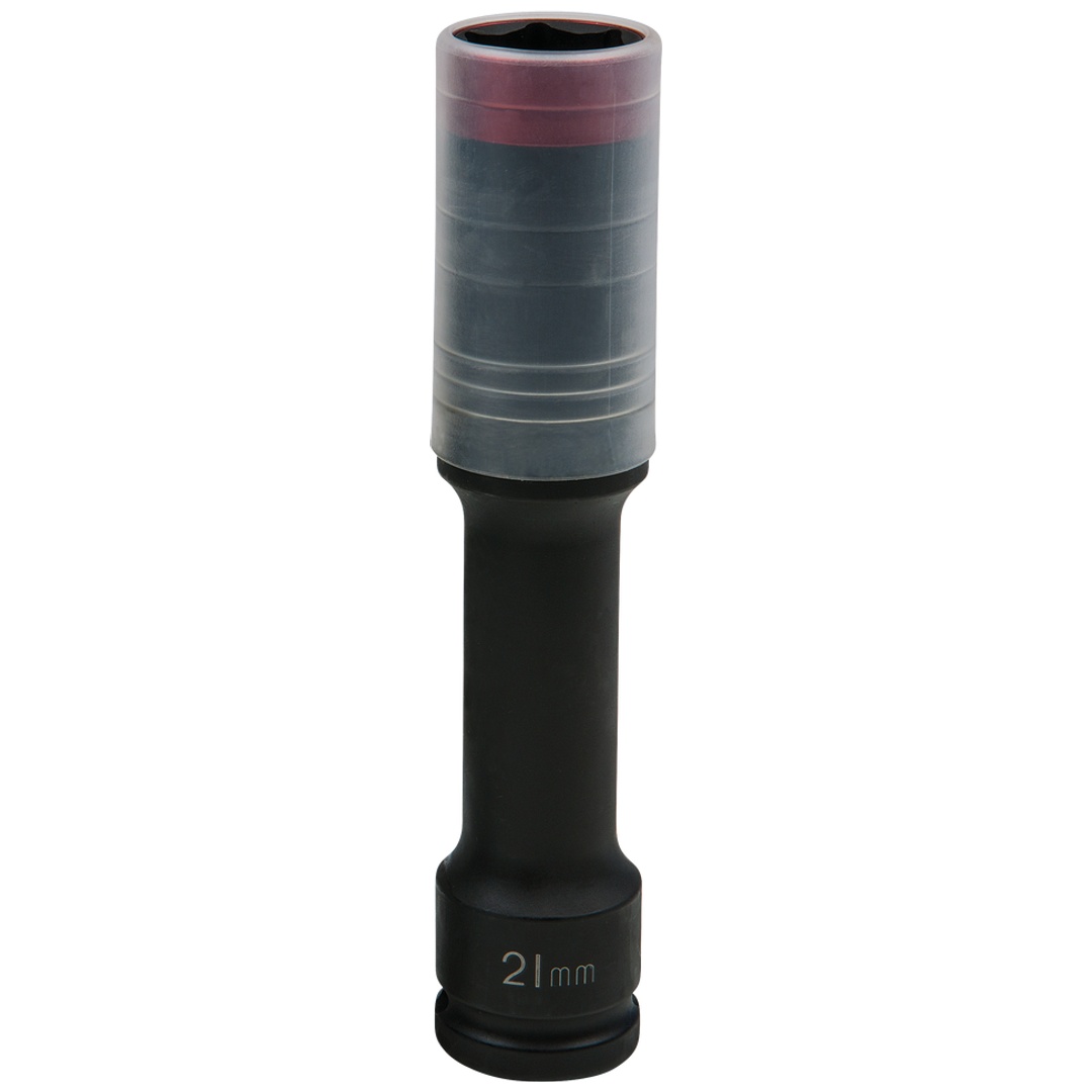 KS Tools SlimPOWER Alu-Felgen Kraft-Stecknuss, extra lang, 21 mm