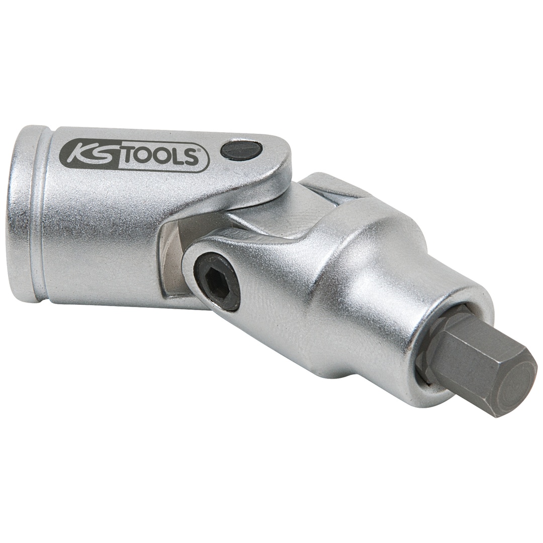 KS Tools 3/8 Bit-Stecknuss mit Gelenk für Innensechskant-Schrauben am Bremssattel, 7 mm