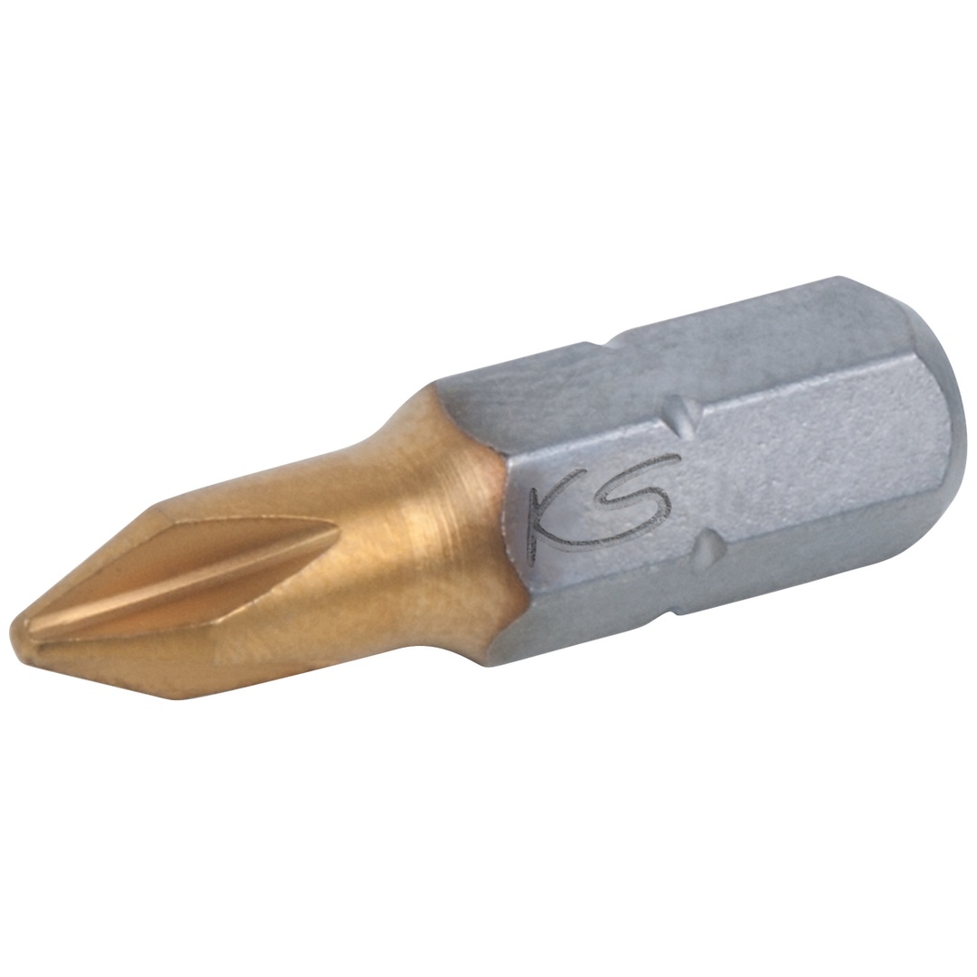 KS Tools 1/4 TiN Bit, 25 mm, PH3, 5er Pack