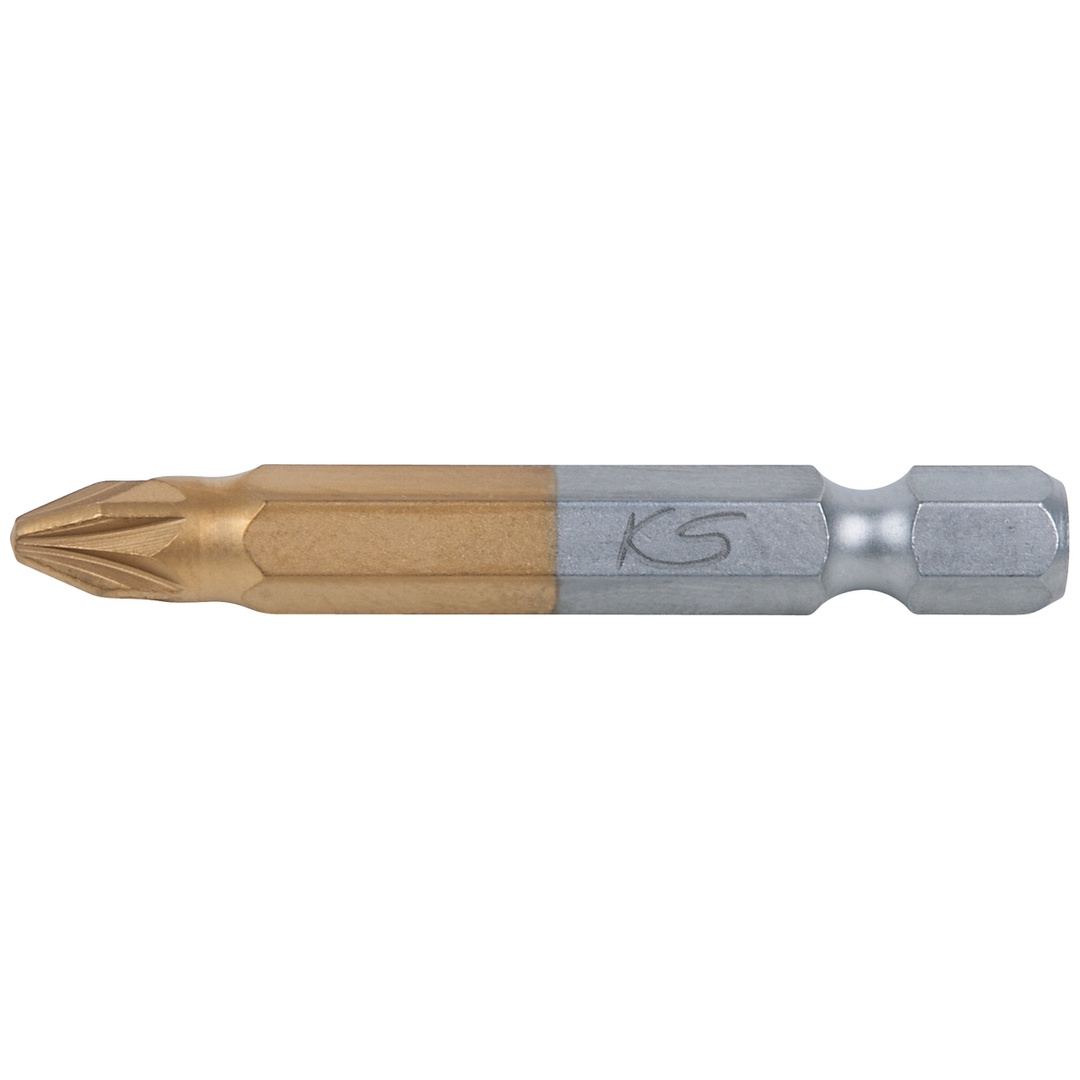 KS Tools 1/4 TiN Bit, 50 mm, PZ2, 5er Pack