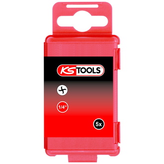 KS Tools 1/4" Bit Torq-Set, 75 mm, #6, 5er Pack