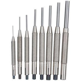 KS Tools Durchtreiber-Satz, 8-tlg., 09-1,4-1,8-2,4-2,8-3,4-3,9-5,9 mm