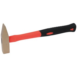 KS Tools BRONZEplus Schlosserhammer 300 g, mit Fiberglasstiel