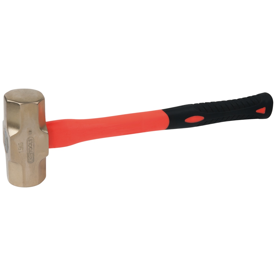 KS Tools BRONZEplus Minenhammer 5000 g, mit Fiberglasstiel