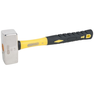 KS Tools EDELSTAHL Fäustel mit Fiberglasstiel, 450g