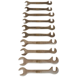 KS Tools BRONZEplus Blech-Doppel-Maulschlüssel-Satz klein, 10-tlg.