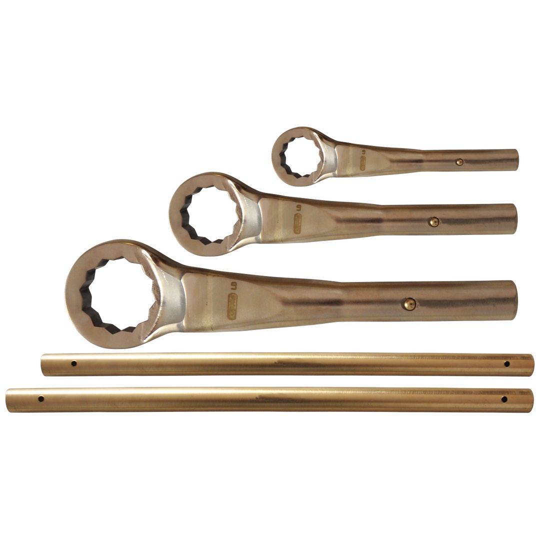 KS Tools BRONZEplus Zugringschlüssel-Satz 18-tlg.