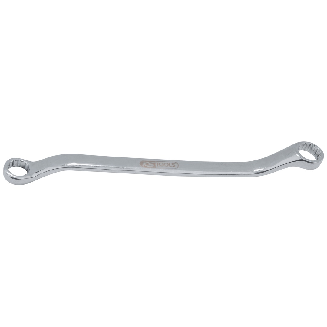 KS Tools EDELSTAHL Doppel-Ringschlüssel, gekröpft, 14x17 mm