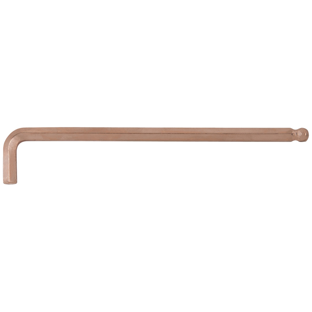 KS Tools BERYLLIUMplus Innensechskant-Winkelstiftschlüssel, lang 10 mm, mit Kugelkopf