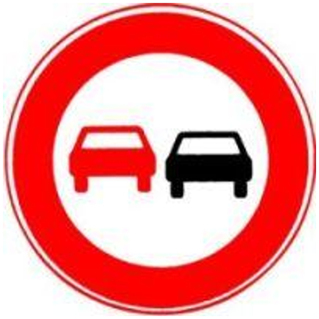 Verkehrszeichen 276 Ronde 600 mm, Überholverbot, RAL-Gütezeichen Folie RA2