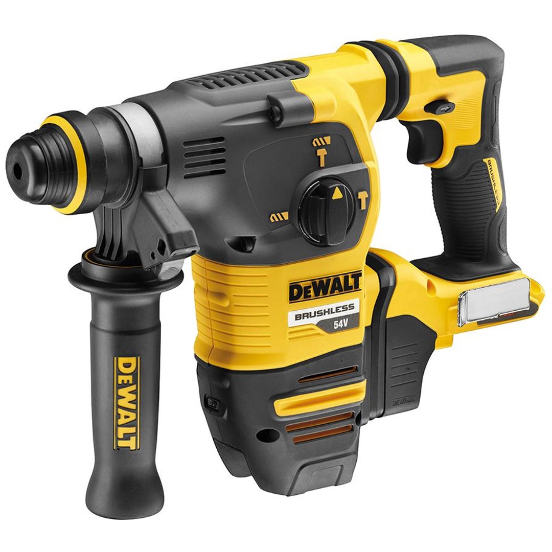 DeWalt Akku-Kombihammer 54 V, SDS-plus, 30mm (bürstenlos), 3,5 Joule, UTC - Basisversion, incl. Zubehör, TSTAK-Box