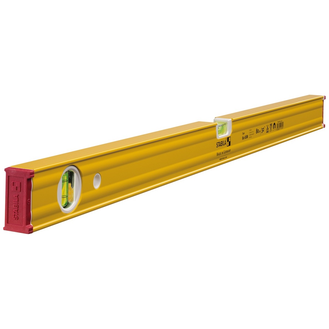 Stabila Wasserwaage Type 80 ASM, 80 cm, mit Seltenerd-Magnetsystem