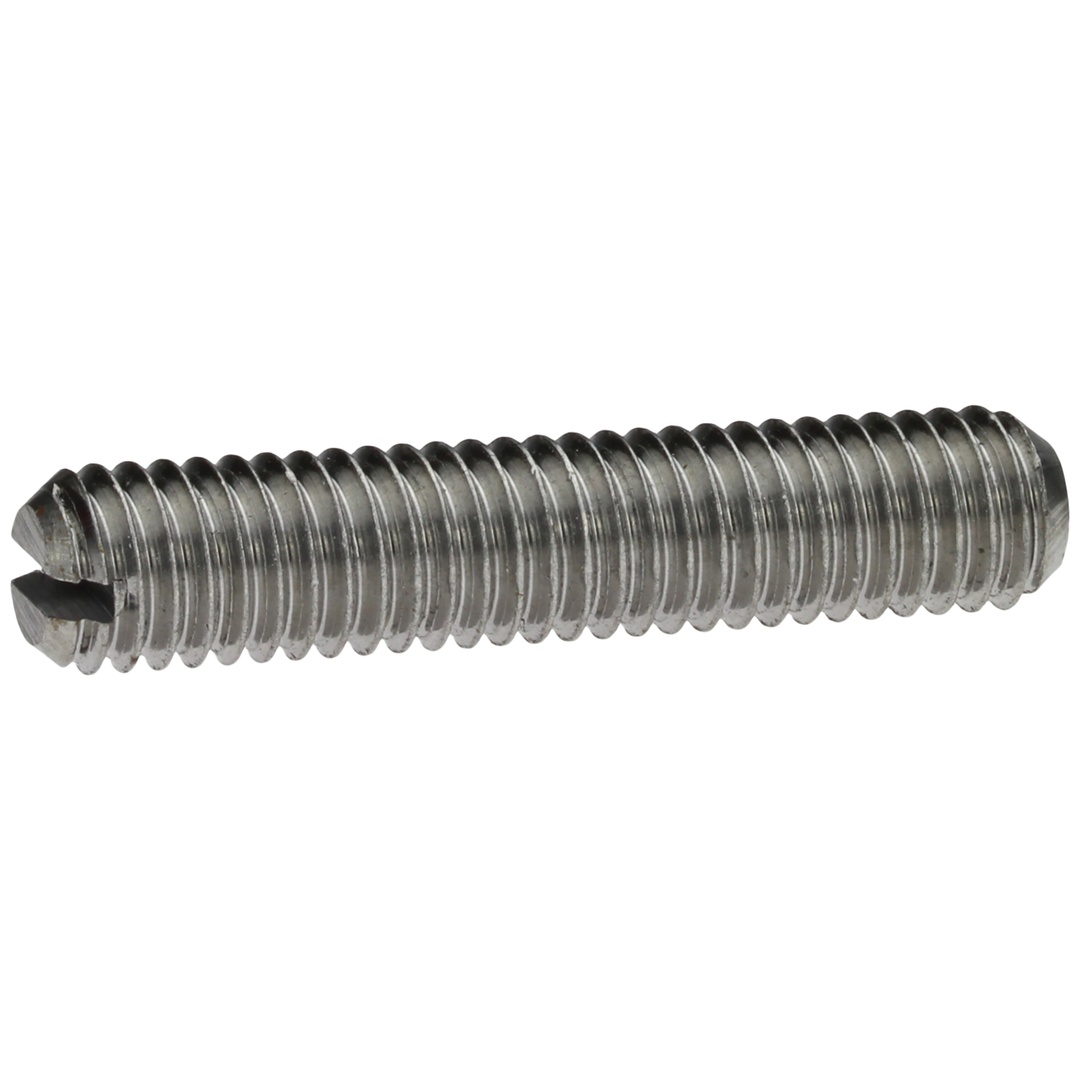 Reidl DIN 551 Gewindestifte M12x60, mit Schlitz/Kegelkuppe, 14 H blank